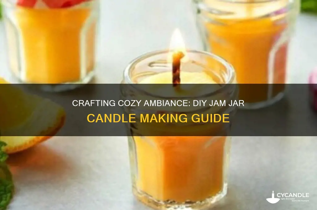 how to make a jam jar candle