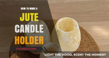 Crafting Rustic Charm: DIY Jute Candle Holder Tutorial for Home Decor