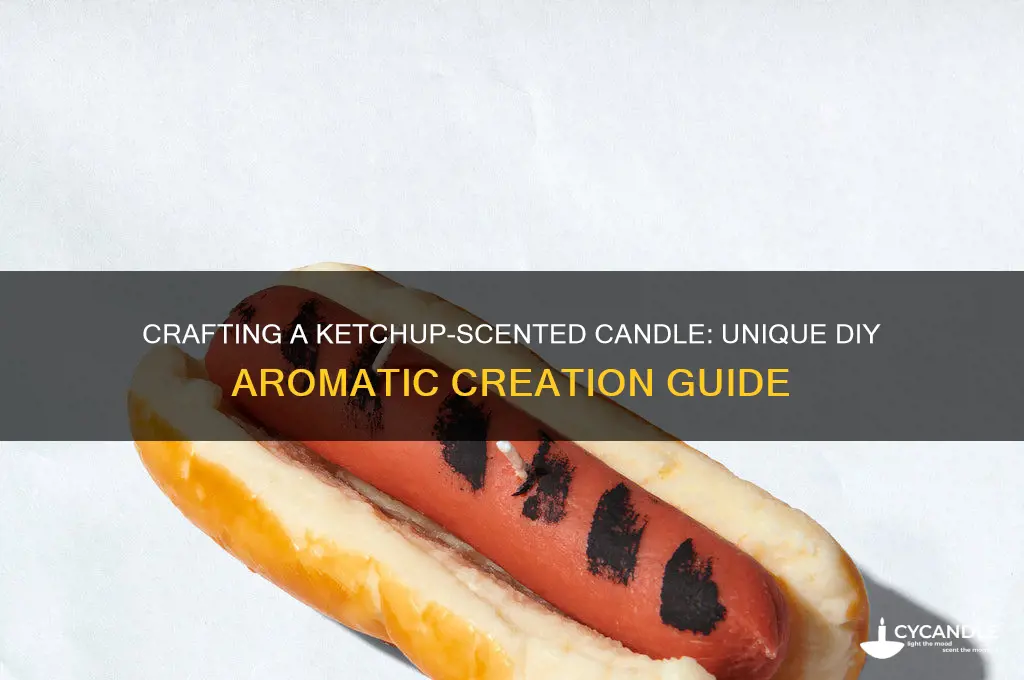 how to make a ketchup scented candle