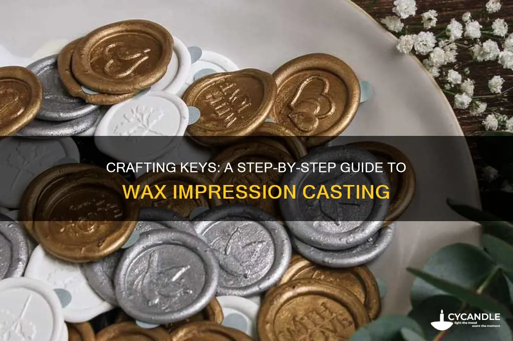 how to make a key from a wax impression