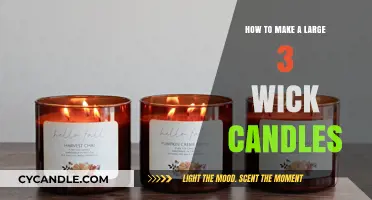 Crafting Large 3-Wick Candles: A Step-by-Step DIY Guide