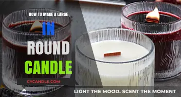 Mastering the Art of Crafting Large Round Candles at Home