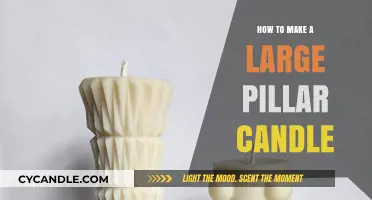 Crafting a Stunning Large Pillar Candle: Step-by-Step Guide