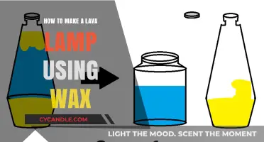 Crafting a Groovy Lava Lamp with Wax: A Fun DIY Project