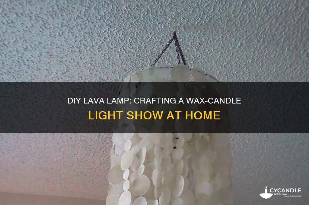 how to make a lava lamp with candle wax