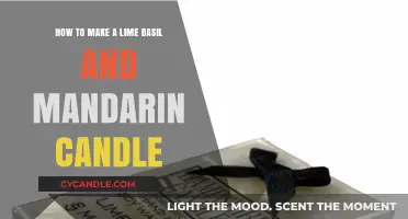 Crafting a Lime Basil Mandarin Scented Candle: DIY Guide