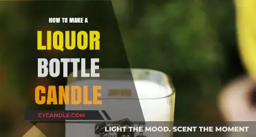 Crafting Unique Liquor Bottle Candles: A DIY Upcycling Guide