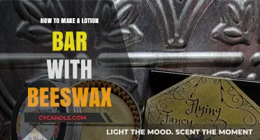 Crafting Moisturizing Lotion Bars with Beeswax: A Simple DIY Guide