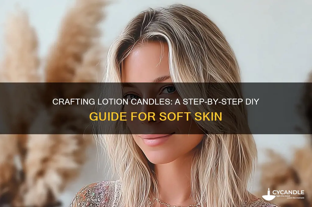 how to make a lotion candle