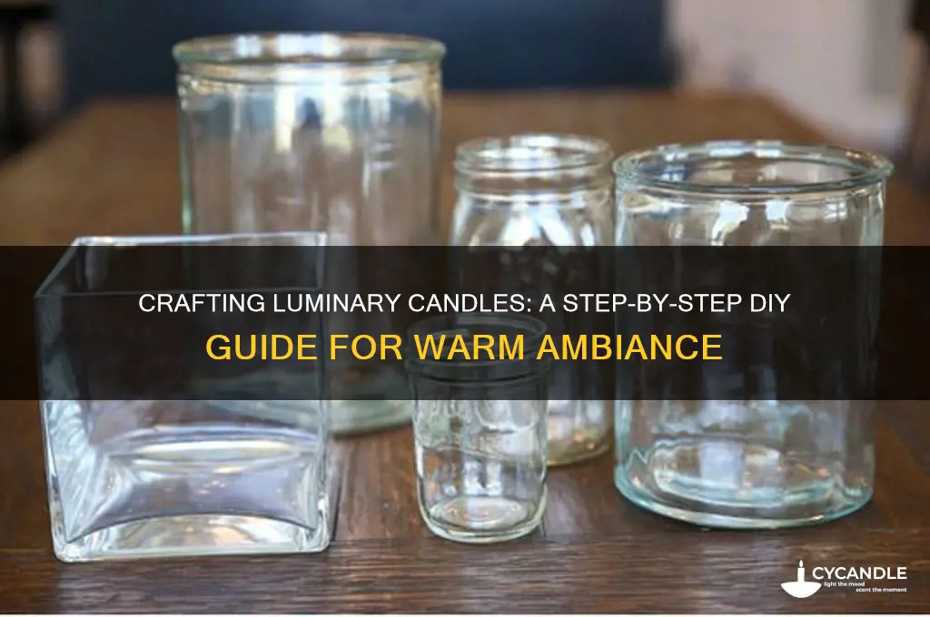 how to make a luminary candle