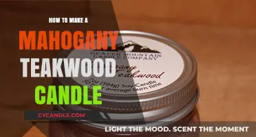 Crafting Mahogany Teakwood Candles: A Step-by-Step DIY Guide