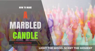 Create Stunning Marbled Candles: Easy DIY Crafting Guide