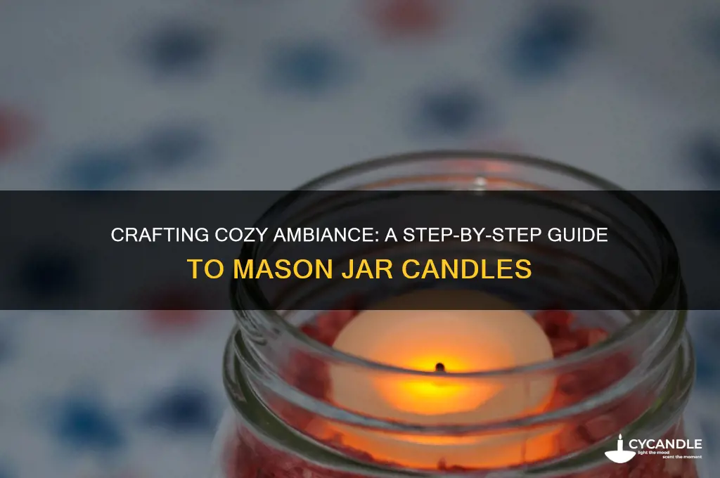 how to make a mason jar candle