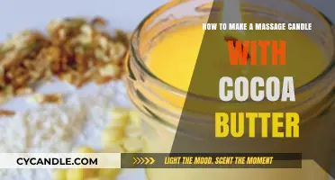 Crafting Luxurious Massage Candles: A Cocoa Butter DIY Guide