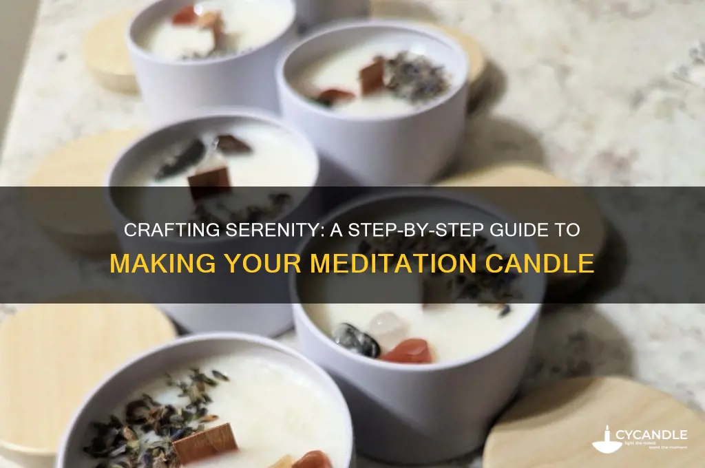 how to make a meditation candle