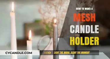 Crafting a Stunning Mesh Candle Holder: DIY Guide for Beginners