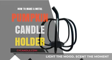 Crafting a Rustic Metal Pumpkin Candle Holder: DIY Guide