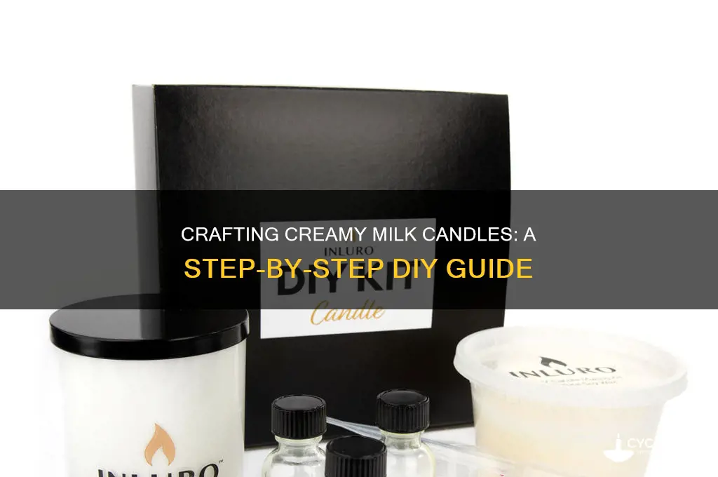 how to make a milk candle