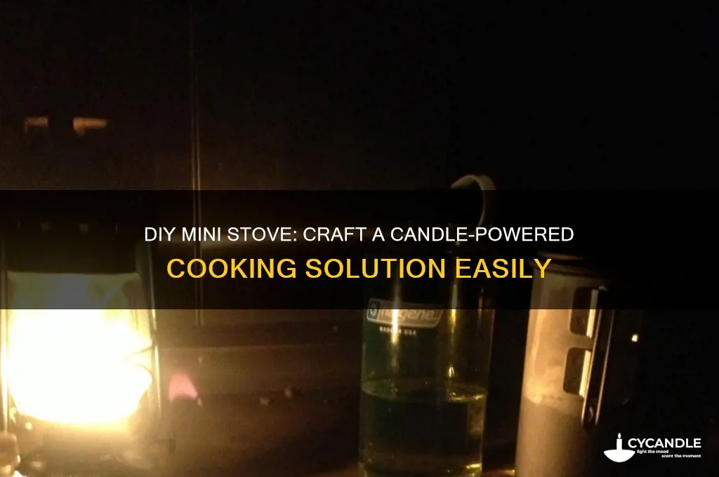 how to make a mini stove that works for candles
