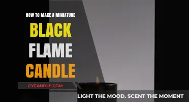 Crafting a Miniature Black Flame Candle: A Step-by-Step Guide