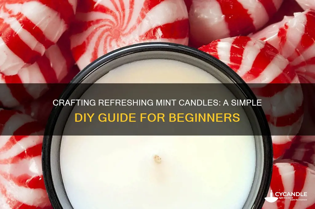 how to make a mint candle