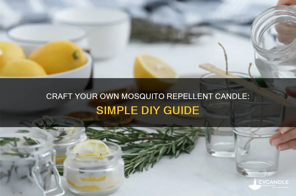 how to make a mosquito candle