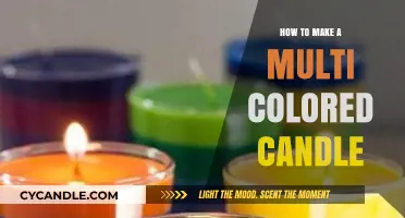 Crafting Vibrant Multi-Colored Candles: A Step-by-Step DIY Guide