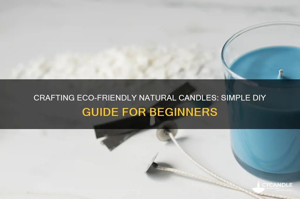 how to make a natural candle