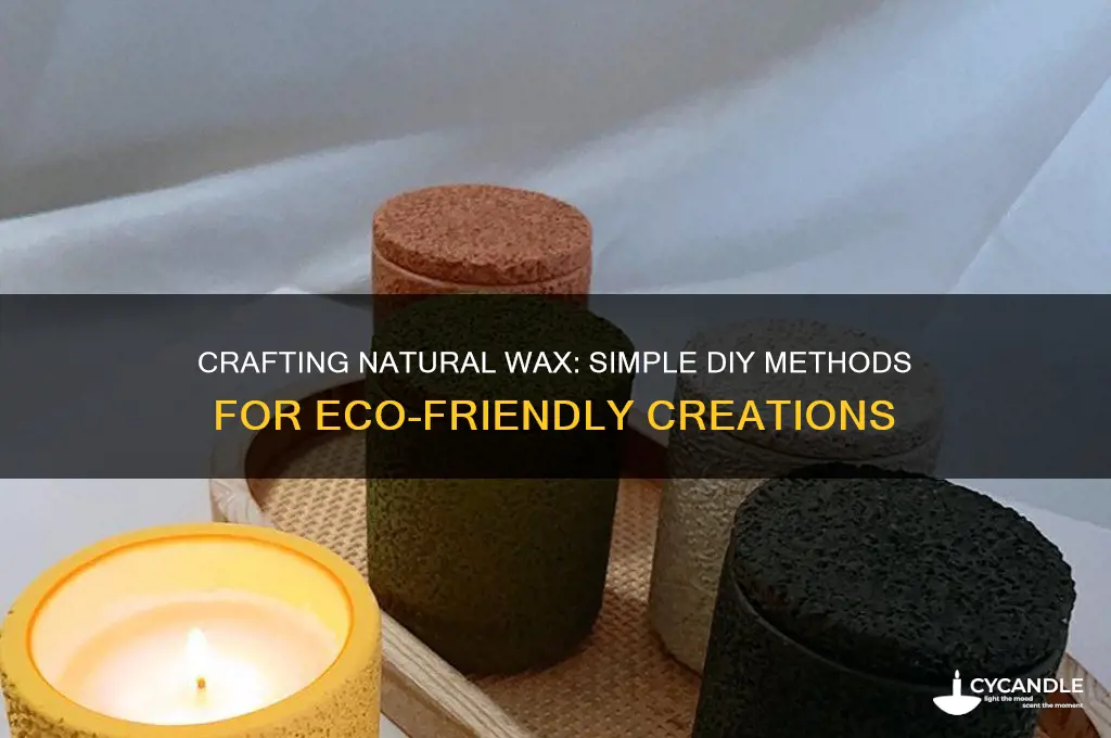 how to make a natural wax