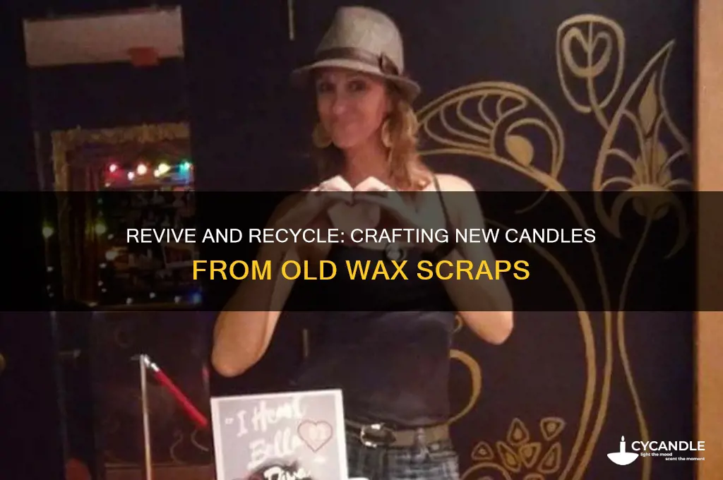 how to make a new candle out of old wax