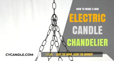 Crafting a Stunning Non-Electric Candle Chandelier: DIY Guide