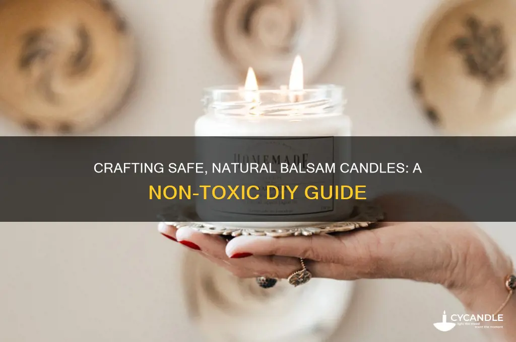 how to make a non toxic balsam candle