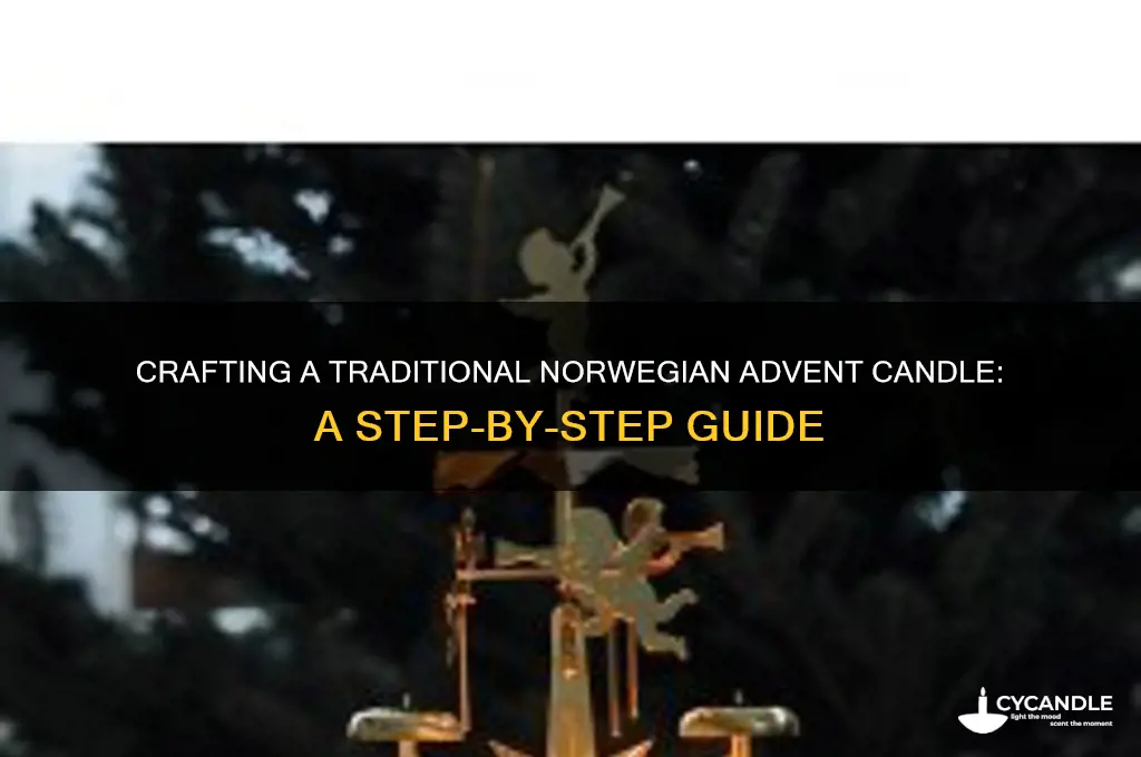 how to make a norwegian advent candle