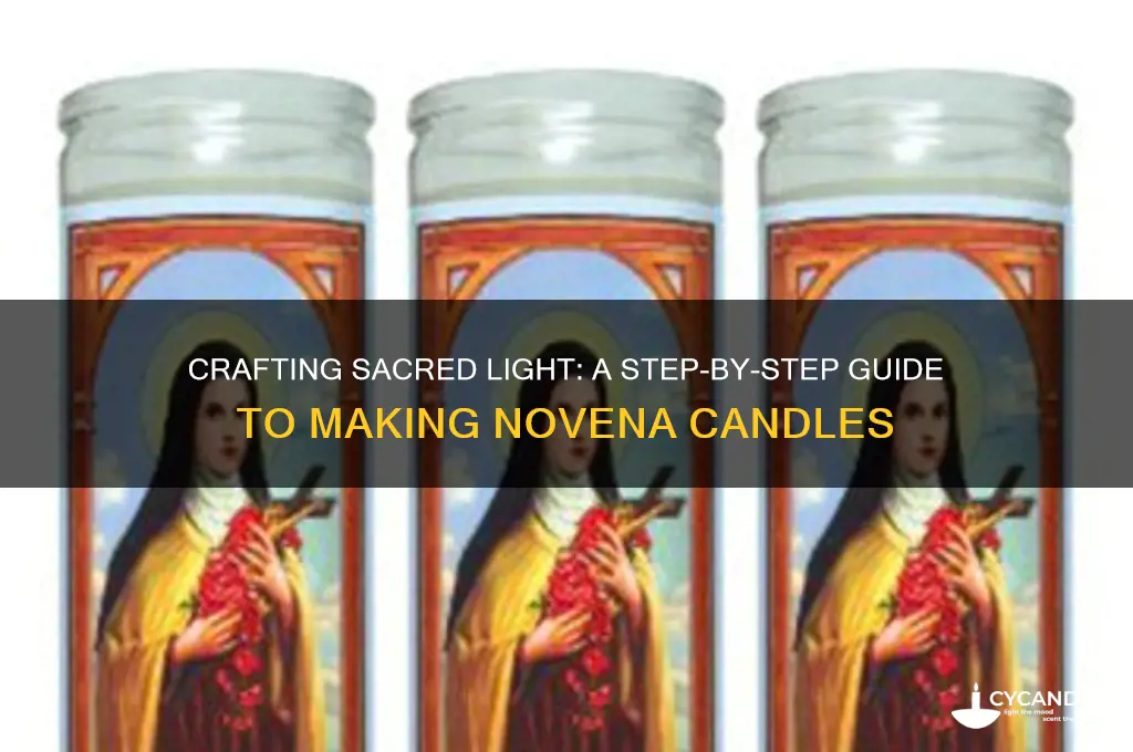 how to make a novena candle