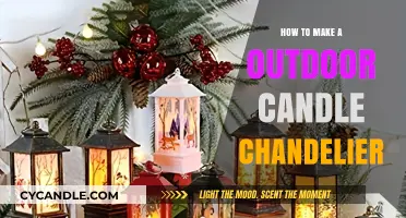Crafting a Stunning Outdoor Candle Chandelier: DIY Guide