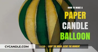 Crafting Magic: DIY Paper Candle Balloon Tutorial for Beginners