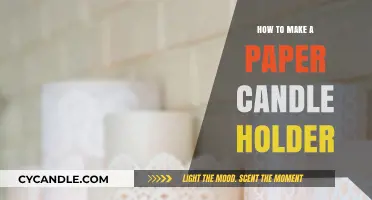Crafting Elegance: DIY Paper Candle Holder Tutorial for Cozy Ambiance
