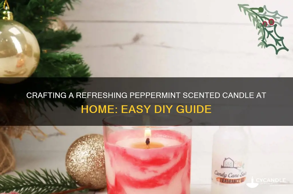 how to make a peppermint candle