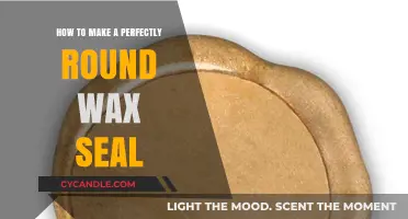 Mastering the Art of Creating Perfectly Round Wax Seals