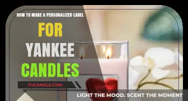 Crafting Custom Labels: Personalize Your Yankee Candles with Ease