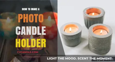 DIY Photo Candle Holder: Crafting Personalized Warmth and Memories