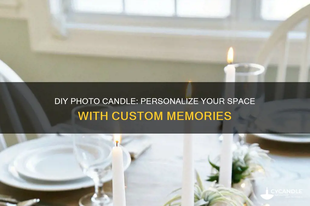 how to make a photo candle