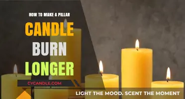 Extend Your Pillar Candle's Burn Time: Simple Tips and Tricks