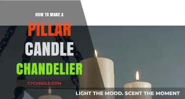 Crafting Elegance: DIY Pillar Candle Chandelier Step-by-Step Guide
