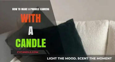 Crafting Light: Create a Pinhole Camera Using a Candle