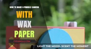 Crafting Light: DIY Pinhole Camera Using Wax Paper Guide