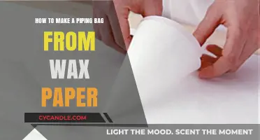 DIY Piping Bag: Easy Wax Paper Hack for Decorating Treats
