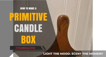 Crafting a Rustic Primitive Candle Box: Simple DIY Guide