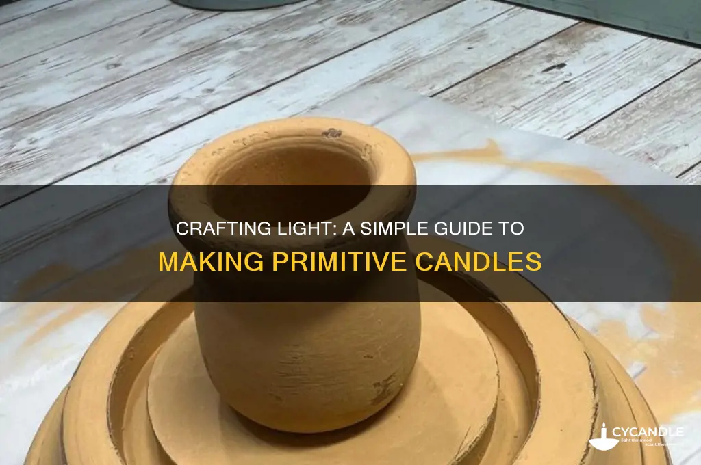 how to make a primitive candle