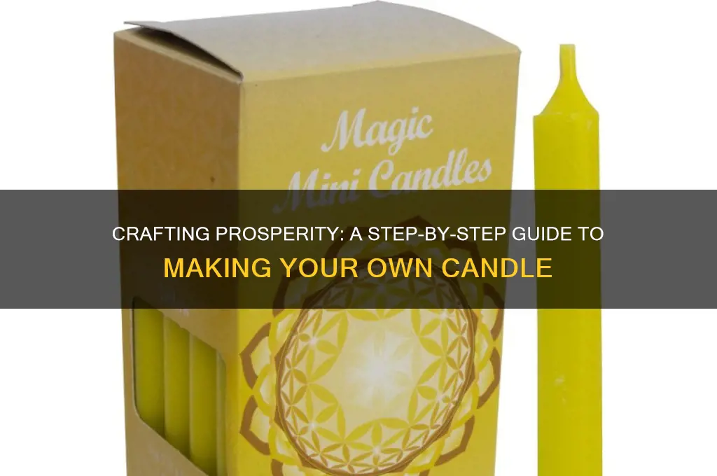 how to make a prosperity candle